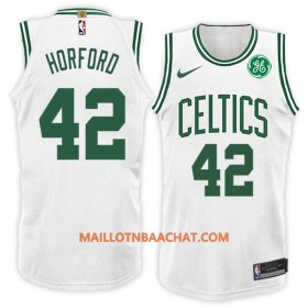 Maillot NBA Boston Celtics Al Horford 42 Nike 2017-18 Blanc Swingman - Homme